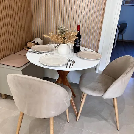 Charme Nicois, 15min De La Mer, 3 Chambres, Climatisation, Terrasse Appartamento Nizza